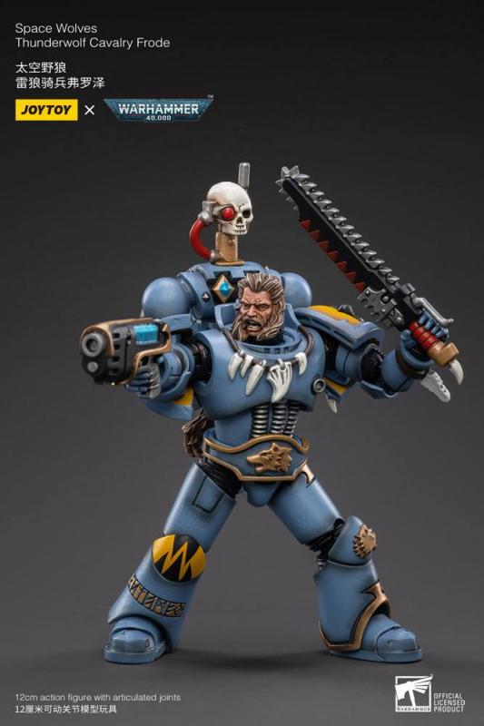 Warhammer 40k: Space Wolves Thunderwolf Cavalry Frode 1/18 Action Figure - Joy Toy (CN)