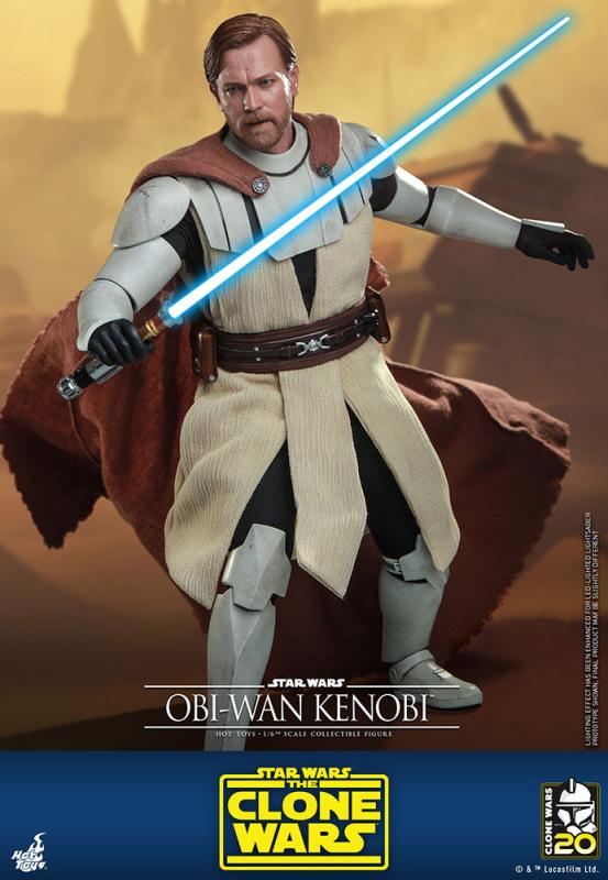 Star Wars The Clone Wars Action Figure 1/6 Obi-Wan Kenobi 30 cm 10