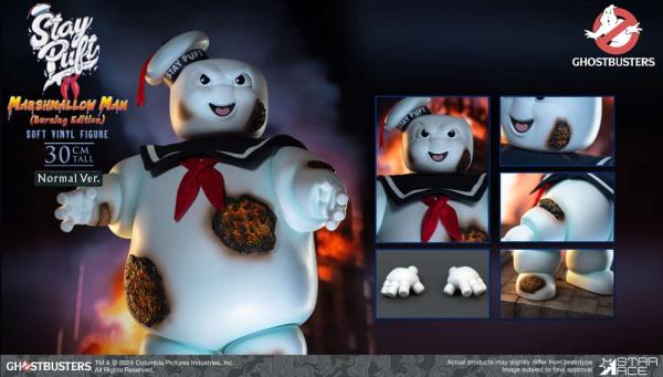 Ghostbusters Soft Vinyl Statue Stay Puft Marshmallow Man Burning Edition Normal Version 30 cm