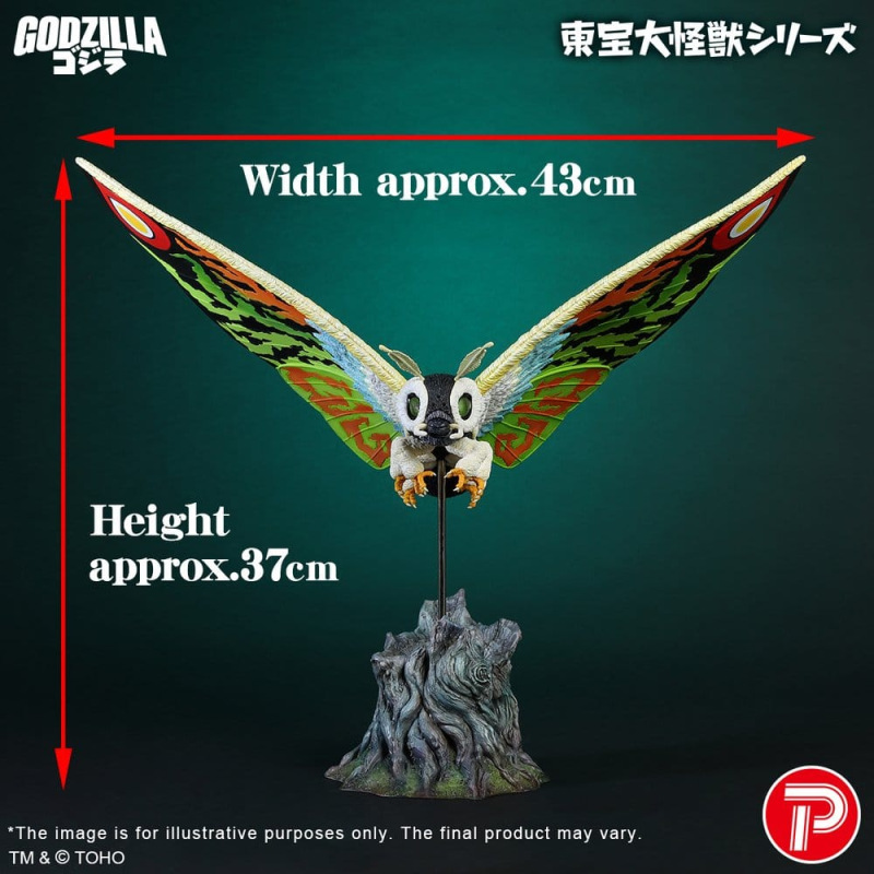 Toho Daikaiju Series PVC Figure Mothra Leo 37 cm 7