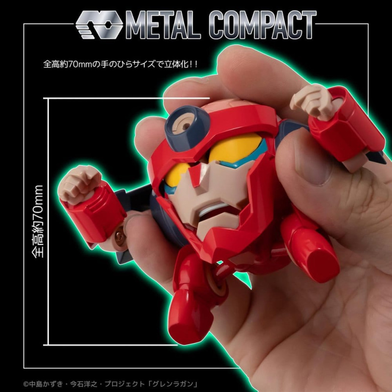 Gurren Lagann Metal Compact Action Figure Lagann (Standard) 7 cm 6