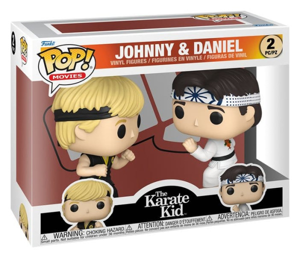 Karate Kid POP! Movies Vinyl Figures 2-Pack Johnny & Daniel 9 cm 1