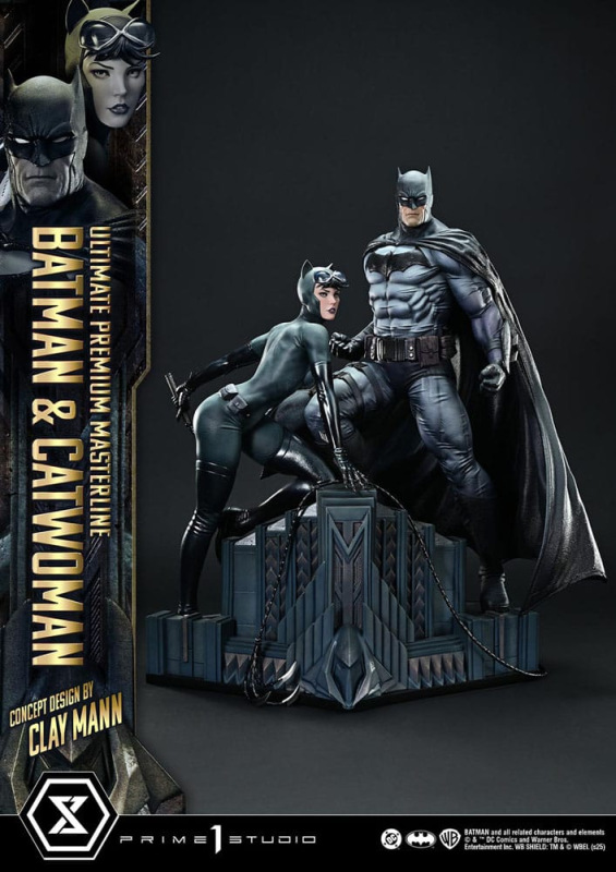 DC Comics Ultimate Premium Masterline Series Statue 1/4 Batman & Catwoman (Concept Design by Clay Ma 8