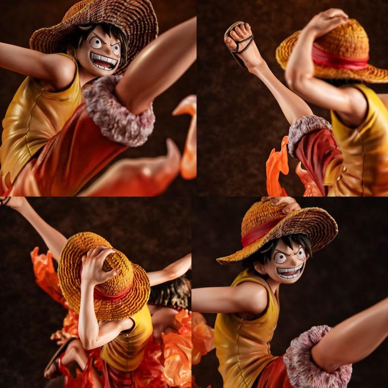 One Piece P.O.P NEO-Maximum PVC Statue Luffy & Ace Bond between brothers 20th Limited Ver. 25 cm 7