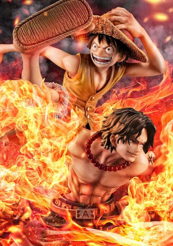 One Piece P.O.P NEO-Maximum PVC Statue Luffy & Ace Bond between brothers 20th Limited Ver. 25 cm 9