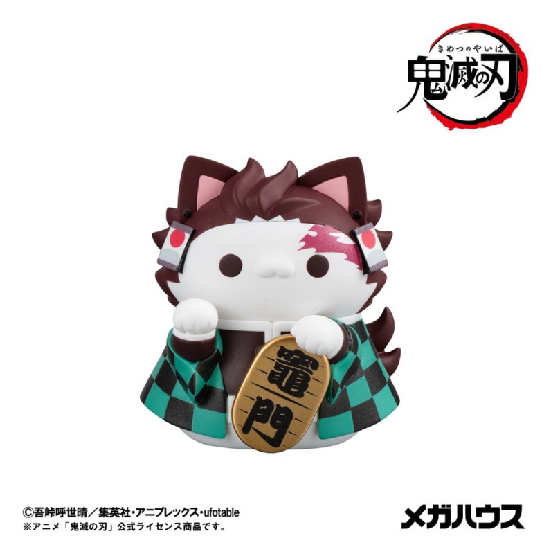 Demon Slayer: Kimetsu no Yaiba Mega Cat Project Trading Figure Fortune Cats Ver. 01 7 cm Blind Box A 7