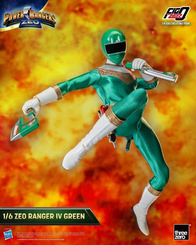 Power Rangers Zeo FigZero Action Figure 1/6 Ranger IV Green 30 cm 7