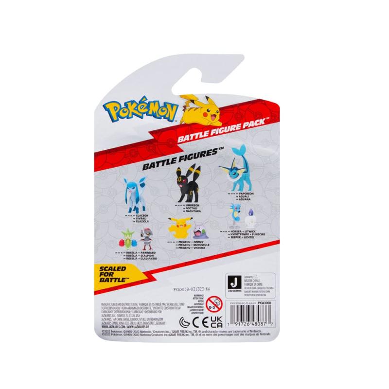 Pokémon Battle Figure Set Figure 2-Pack Litwick, Horsea