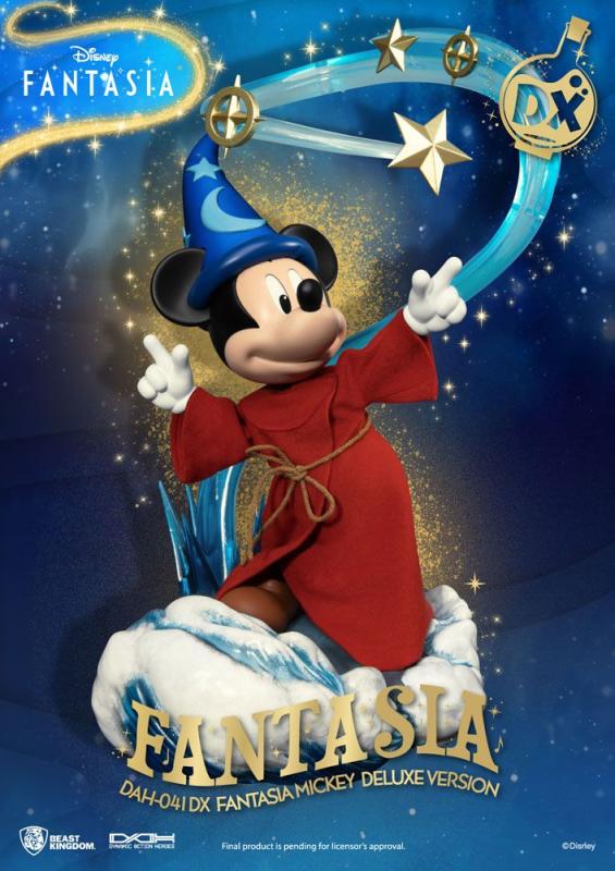 Disney Classic Dynamic 8ction Heroes Action Figure 1/9 Mickey Fantasia Deluxe Version 21 cm