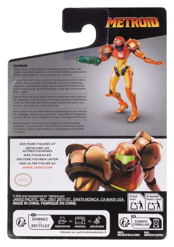 World of Nintendo Metroid Actionfigure Samus 6 cm 4