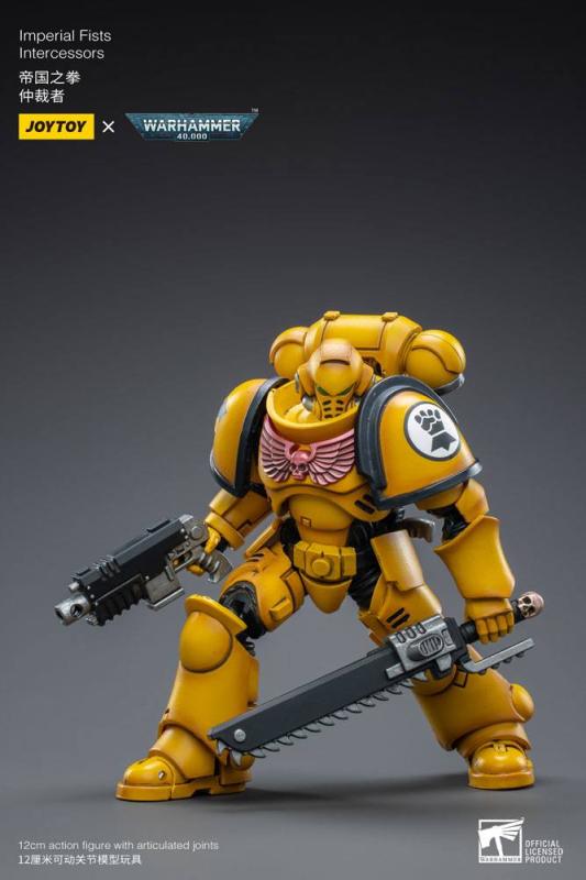 Warhammer 40k: Imperial Fists Intercessors 1/18 Action Figure - Joy Toy (CN)