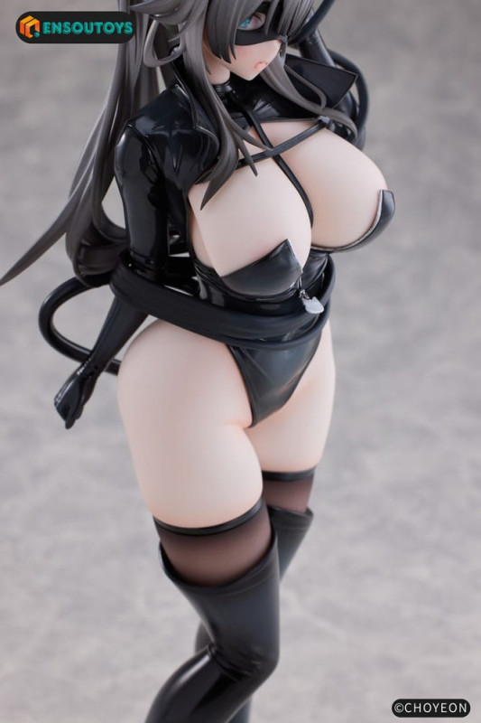 K Pring Original Character Statue 1/6 Cat Woman Happy-chan Different Color Edition 27 cm 5
