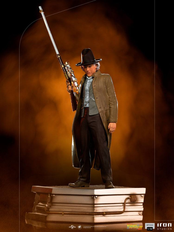 Back to the Future III Art Scale Statue 1/10 Doc Brown 32 cm 5