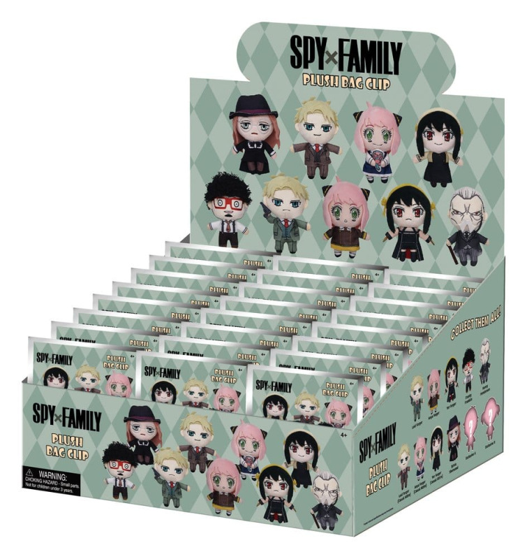 Spy x Family Plush Bag Clips Display (24)