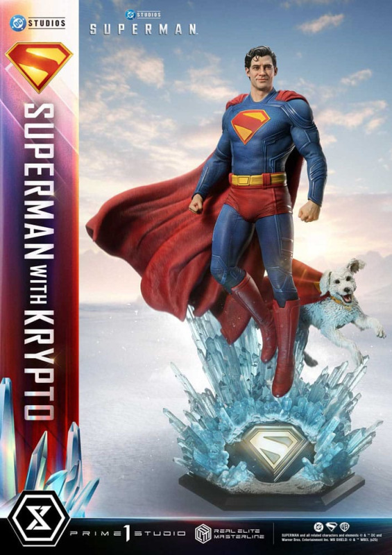 Superman (2025) Real Elite Masterline Series Statue 1/3 Superman with Krypto 95 cm 6