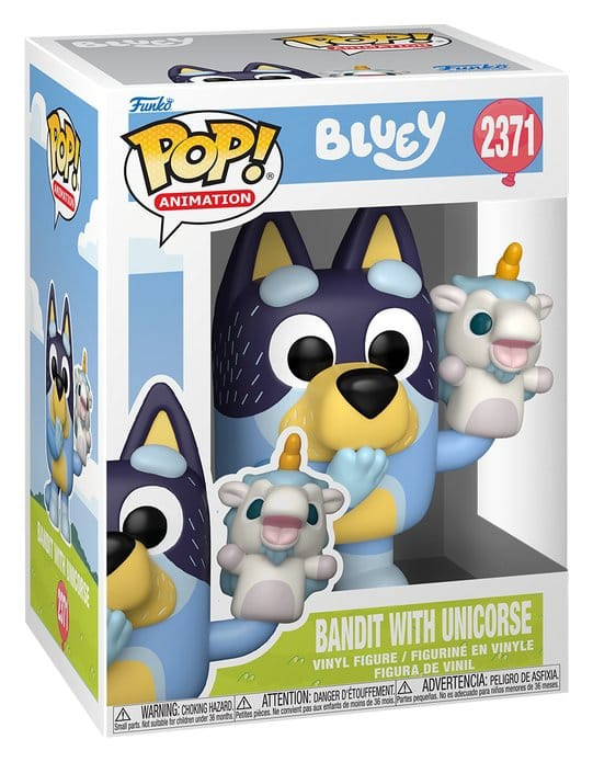 Bluey POP! Games Vinyl Figure Bandit w/Unicourse 9 cm 1