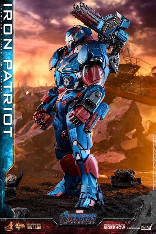 Avengers Endgame:  Iron Patriot - Diecast Figure 1/6 - Hot Toys