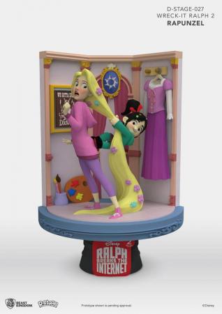 Ralph Breaks the Internet: Rapunzel & Vanellope - D-Stage PVC Diorama - Beast Kingdom