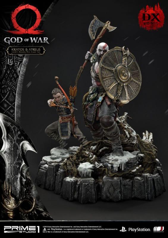 God of War (2018):  Kratos & Atreus Deluxe Ver. - Statue 72 cm - Prime 1 Studio