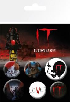 It Pin Badges 6-Pack Mix