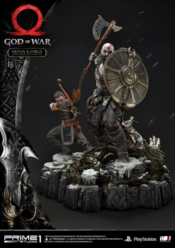 God of War (2018): Kratos & Atreus - Statue 72 cm - Prime 1 Studio