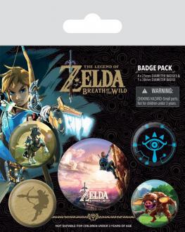 The Legend of Zelda Breath of the Wild Pin Badges 5-Pack The Climb