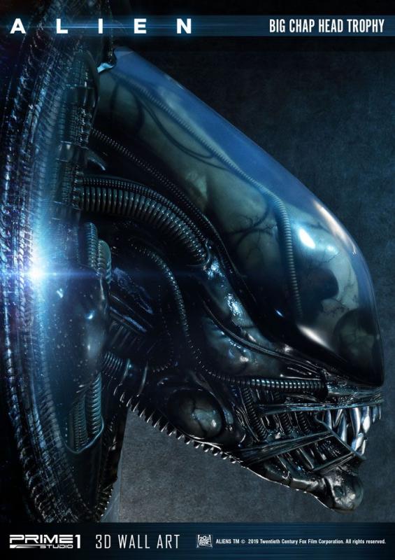 Alien: Big Chap Head Trophy - 3D Wall Art 58 cm - Prime 1 Studio
