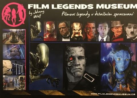 Sběratelská pohlednice Film Legends Museum