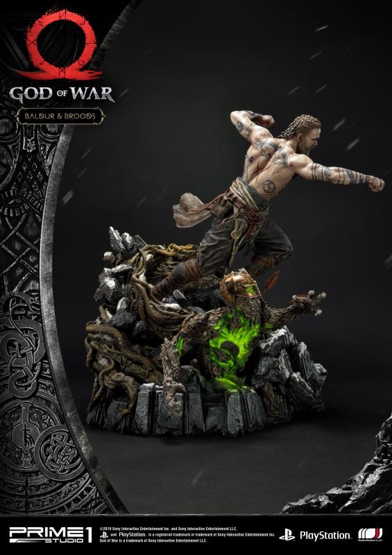 God of War (2018): Baldur & Broods - Statue 62 cm - Prime 1 Studio