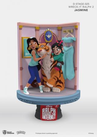Ralph Breaks the Internet: Jasmine & Vanellope - D-Stage PVC Diorama 15 cm - Beast Kingdom