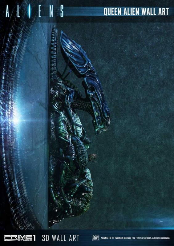 Aliens: Queen Alien - 3D Wall Art 33 x 57 cm - Prime 1 Studio