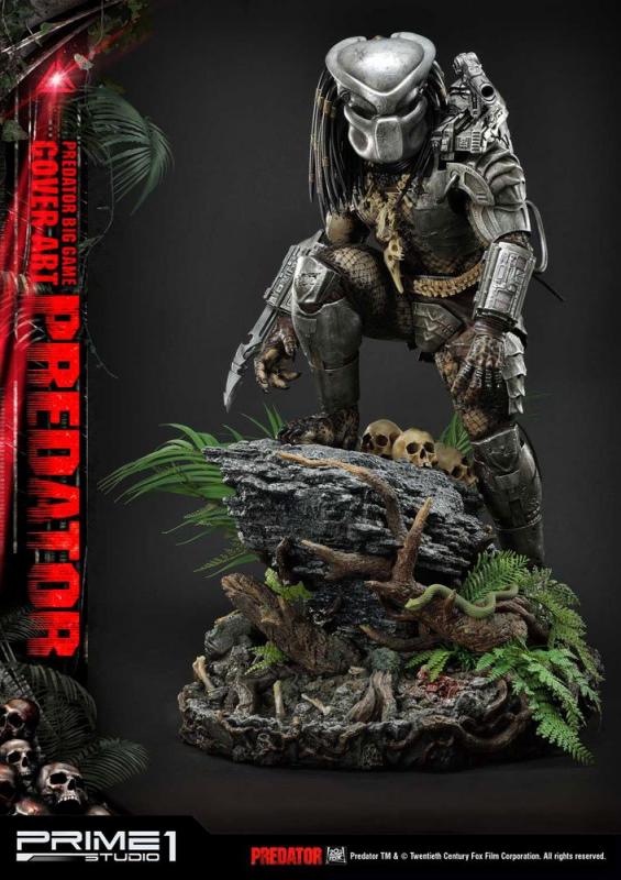 Predator:  Big Game Cover Art Predator Jungle Hunter  
- Statue 72 cm - Prime 1 Studio