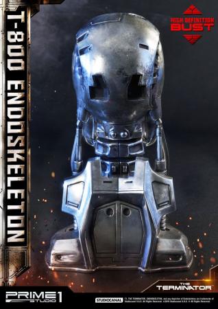 The Terminator High Definition: T-800 Endoskeleton Head - Bust 1/2 - Prime 1 Studio