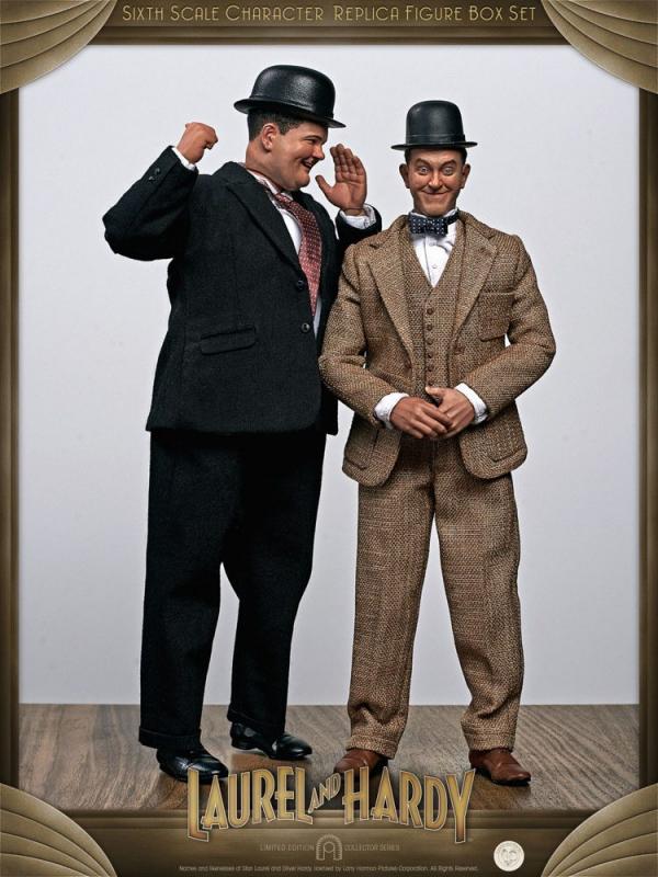 Laurel & Hardy 1/6 Action Figure 2-Pack Classic Suits - Big Chief Studios
