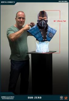 Mortal Kombat X Bust 1/1 Sub Zero 76 cm 7