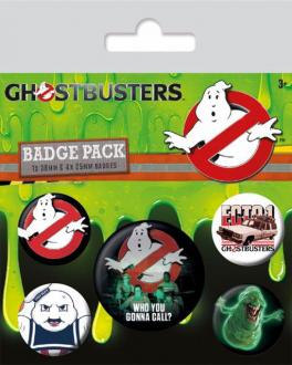Ghostbusters Pin Badges 5-Pack Who You Gonna Call