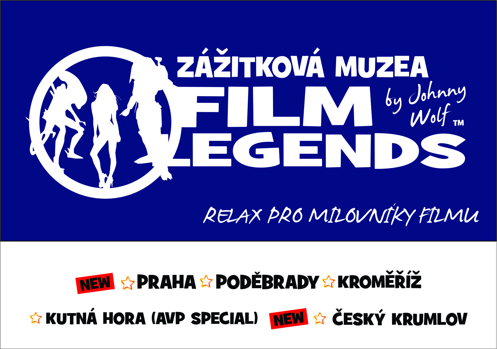 Zážitková muzea Film Legends